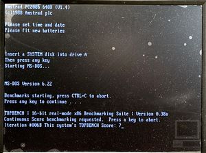 Amstrad PC2086, photograph 6 of 17