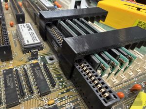 Printed SIMM clips to counter broken slots, photograph 3 of 3