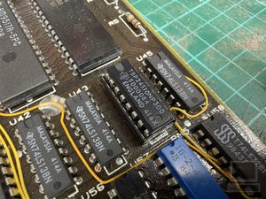 Repaired and upgraded to 640KiB, photograph 2 of 5