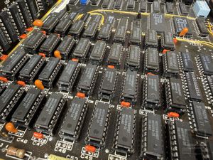Repaired and upgraded to 640KiB, photograph 4 of 5