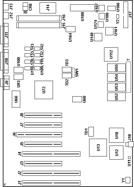 IBM PS/2 Model 80 (8580-041, 071) (Type 1 Planar)