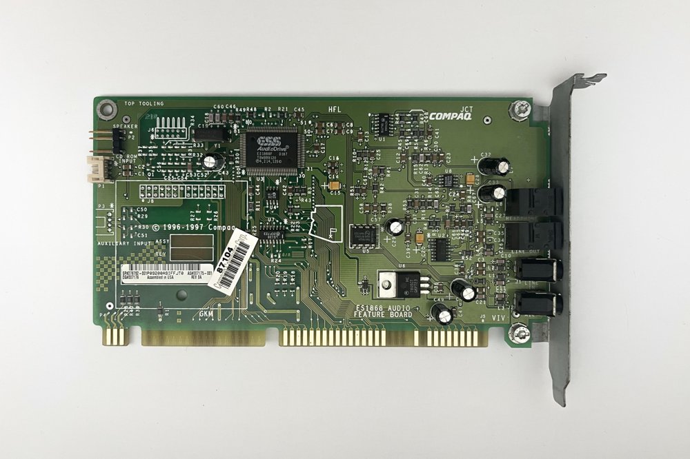 Compaq ES1868 Audio Feature Board