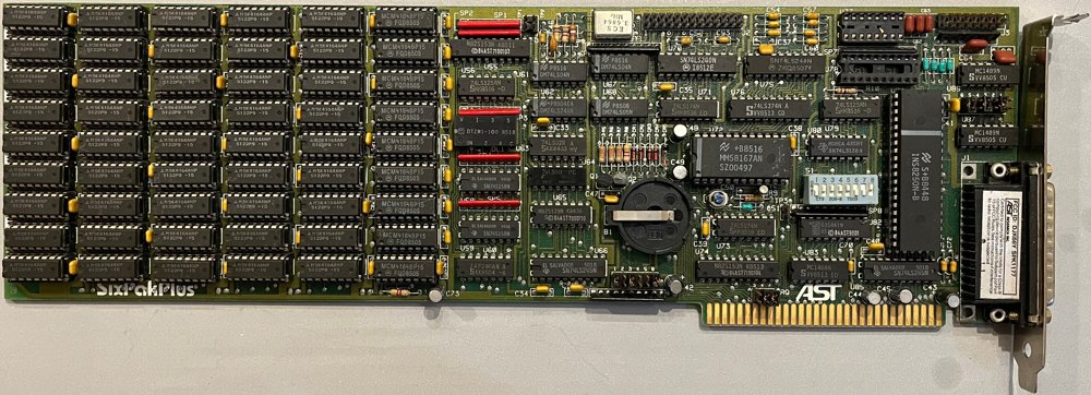 AST SIX PAK PLUS CARD (Type 2/3)