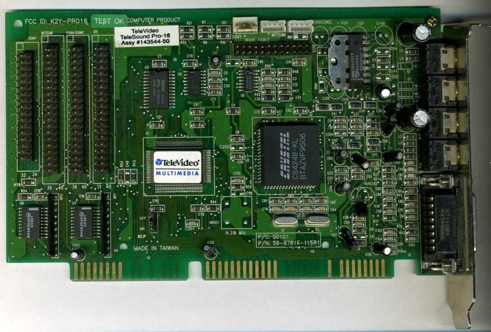 Diamond Multimedia Pro 16 ISA