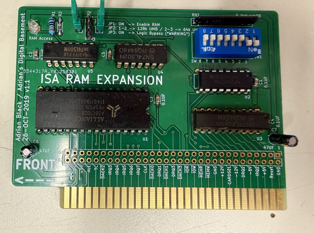 Adrian Black ISA RAM Expansion