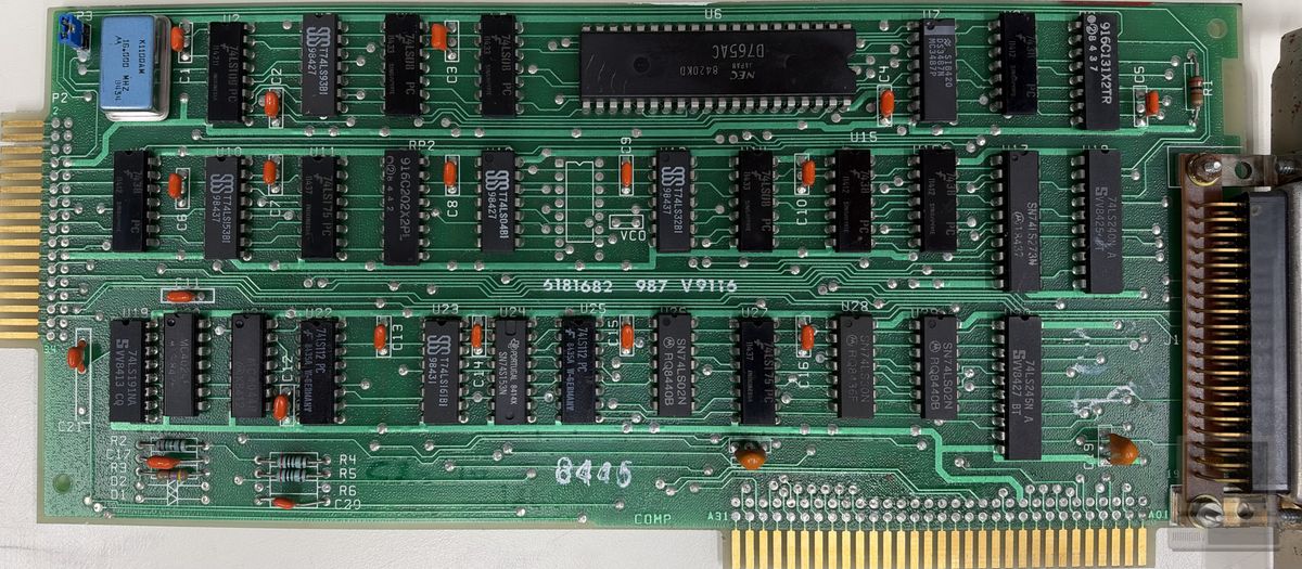 IBM XT Floppy Controller, photograph 1 of 2