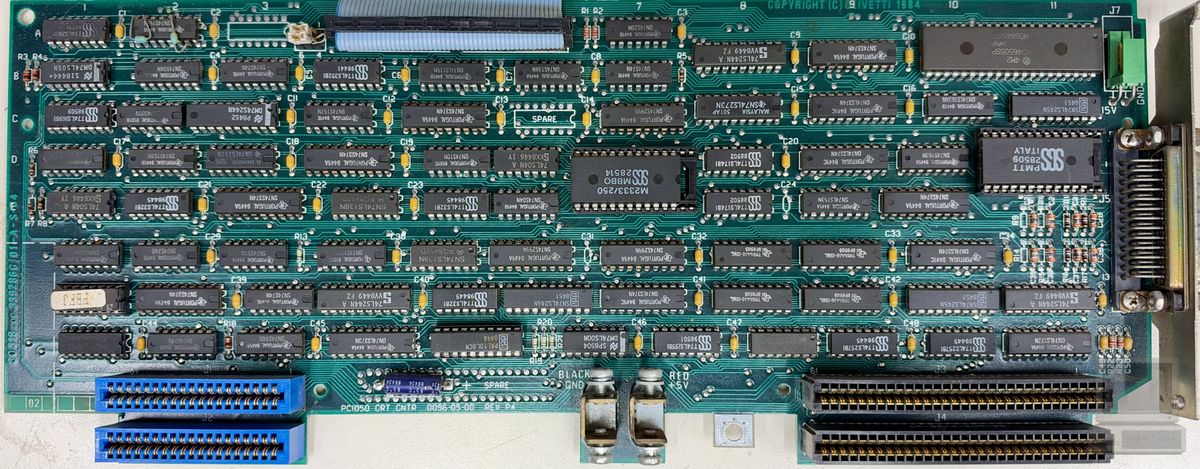 Olivetti GO318 display adapter, photograph 1 of 2