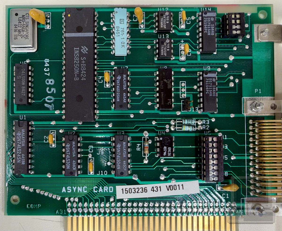 IBM Async Card, photograph 1 of 2