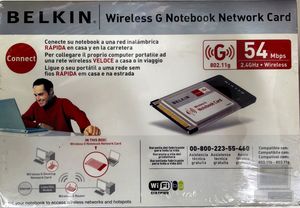 Belkin Wireless G Notebook Card