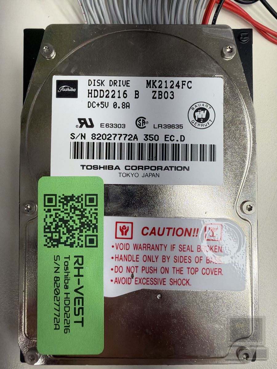 Toshiba HDD2216, photograph 1 of 1